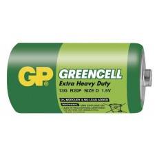 GP 13G Greencell baterie R20 1,5V (D velké mono) 1ks