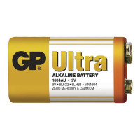 GP 1604AU Ultra alkalická baterie 9V, 6LF22 1ks