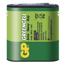 GP 312G Greencell plochá baterie 3R12 4,5V 1ks