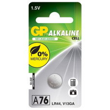 GP A76 (AG13, LR44) alkalická knoflíková baterie 1,5V