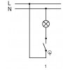 ABB Swing (L) 3557G-A01340 H1 spínač jednopólový řazení 1, hnědý