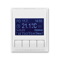 ABB Element Time 3292E-A10301 03 termostat univerzální programovatelný (ovládací jednotka), bílá/bílá