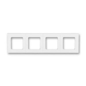 ABB Levit 3901H-A05040 01 rámeček pro elektroinstalační přístroje, čtyřnásobný, bílá/ledová bílá