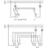ABB 3559-A52345 přístroj přepínače střídavého dvojitého, řazení 6+6, bezšroubový