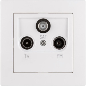 RSB A369F účastnická zásuvka TV+R+SAT průběžná EU 3407