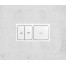 ABB Swing 3901G-A00010 B1 rámeček jednonásobný, jasně bílý-1