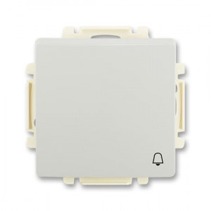 ABB Swing (L) 3557G-A80343 S1 ovládač zapínací se symbolem zvonku řazení 1/0 tlačítko, šedý
