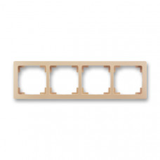 ABB Swing L 3901J-A00040 C3 rámeček čtyřnásobný, mocca