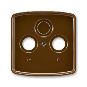 ABB Tango 5011A-A00300 H kryt zásuvky anténní TV+R+SAT, hnědý