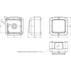 ABB Variant+ 3558N-C86510 B ovládač přepínací IP54 řazení 6/0, bílý