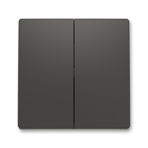 ABB Zoni 3559T-A00652 237 kryt spínače kolébkového dělený, matná černá