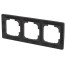ABB Zoni 3901T-A00030 237 rámeček trojnásobný, matná černá /2CHT010030A6237/-2