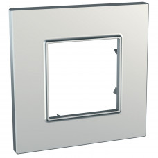 UNICA MGU6.702.55 krycí rámeček Quadro, Silver /MGU670255/