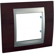 UNICA MGU66.002.0M3 rámeček jednonásobný TOP, Wenge/Aluminium /MGU660020M3/