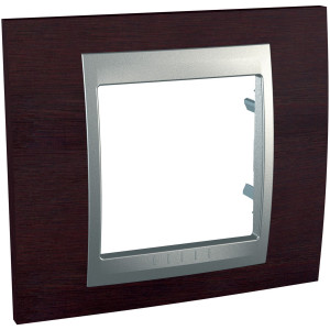 UNICA MGU66.002.0M3 rámeček jednonásobný TOP, Wenge/Aluminium /MGU660020M3/