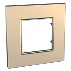 UNICA MGU6.702.56 krycí rámeček jednonásobný Quadro, Copper /MGU670256/