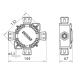 SEZ 6455-27P/2 krabice acidur velká IP67