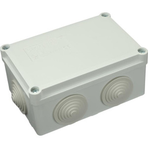 SEZ S-BOX 206 SK krabice 120x80x50mm, 6 kruhových průchodek, IP55