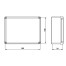 SEZ S-BOX 416 SK elektroinstalační krabice IP66 190x140x70-2