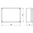 SEZ S-BOX 516 SK elektroinstalační krabice 240x190x90mm, IP66-2