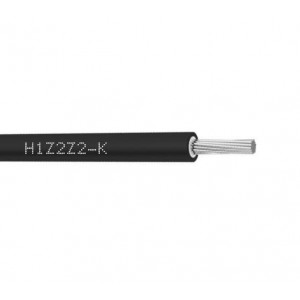 H1Z2Z2-K 6 solární kabel 6mm, černý