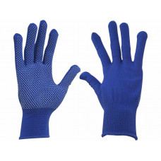 Extol 99714 rukavice z polyesteru s PVC terčíky na dlani, velikost 9" 