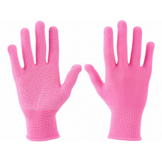 Extol 99719 rukavice z polyesteru s PVC terčíky na dlani, velikost 7" 