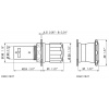 ABB CE4T-10R-01 tlačítko STOP červené /1SFA619550R1041/