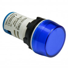 AD22-22BS LED signálka modrá 230V