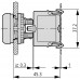 Eaton M22-KC10 kontaktní prvek spínací, zadní upevnění /216380/