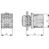 Eaton M22-L-W signálka bílá /216771/