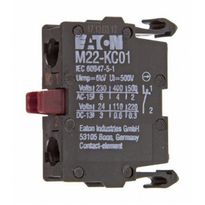 Eaton M22-KC01 kontaktní prvek rozpínací, zadní upevnění /216382/