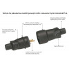 Legrand 50445 gumová vidlice na kabel 230V IP44