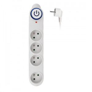 Solight PO46 přepěťová ochrana, 4 zásuvky, 1,5m