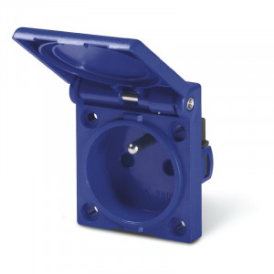 Scame 570.2091 vestavná zásuvka 230V, IP54, 50x60mm