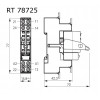 Schrack RT78725 patice pro relé RT, XT