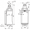 Ersce E100-00-BI koncový spínač /ER800030/