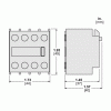 Schneider Electric LADN22 blok pomocných kontaktů 2Z+2V