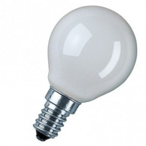Iluminační klasická žárovka matná 240V 40W, E14
