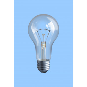 Standardní klasická žárovka čirá 240V 200W, E27