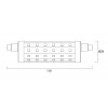 Sylvania ToLEDo R7s 118MM DIM LED žárovka 15,5W /0029688/