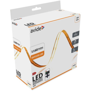 AVIDE ABCLS24V-320WW20-2M LED pásek 2 m s dálkovým ovládáním a napájecím zdrojem