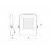 Greenlux ALFA SMD 20W NW LED reflektor /GXLR033/