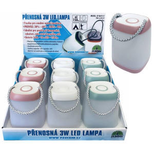 Konnoc S-9117 kempingová svítilna 3W 3xAA