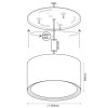 Nedes LPL522B LED svítidlo 12W 4000K, černé