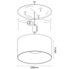 Nedes LPL522C LED svítidlo 12W 4000K, bílé