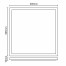 Nedes PL121H LED panel 40W 595x595 4500K-2