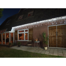 NIPEKO 228920 LED vánoční osvětlení, závěs, IP44, časovač, studená bílá