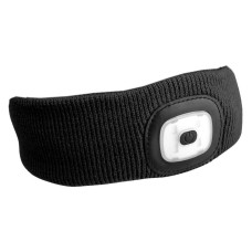 SIXTOL SX5022 čelenka s čelovkou 180lm, nabíjecí, USB, černá