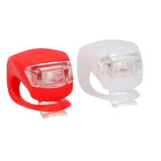 T630A SET LED osvětlení na kolo silikonové HJ008-2